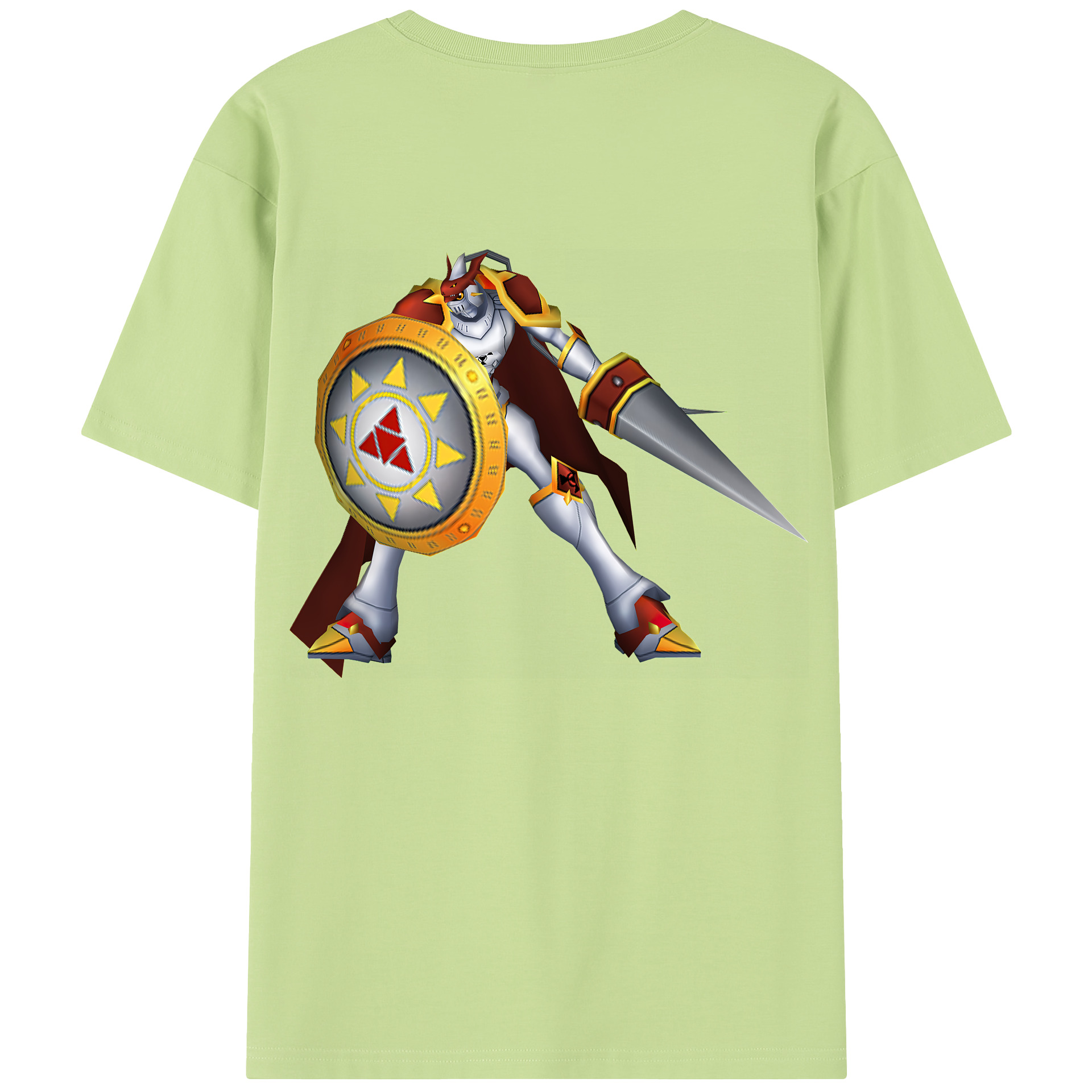 （画像用） Digimon デジタルモンスター/デジモン 綿100％半袖Tシャツ（背面プリント）